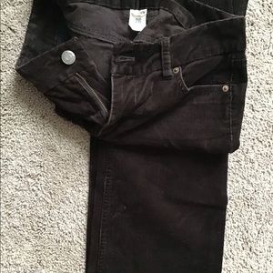 J crew size 2 regular dark chocolate straight leg pants